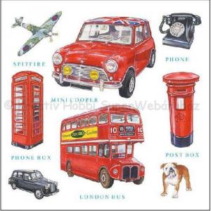 Szalvéta - londoni nevezetességek - London Icons