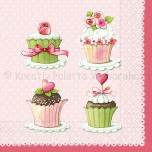 Szalvéta - muffinok, cupcakes