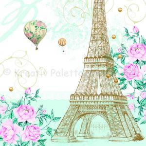 Szalvéta - Párizs, Eiffel torony