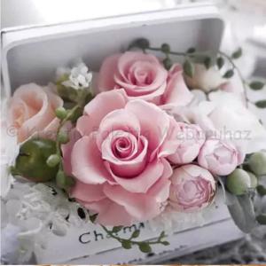 Szalvéta -  rózsa box