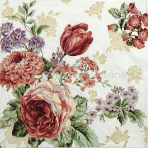 Szalvéta - rózsák