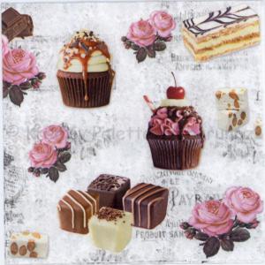 Szalvéta - sütemények