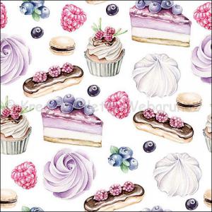 Szalvéta - sütemények, torták