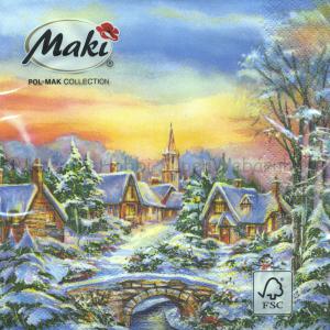 Szalvéta - téli éjszaka