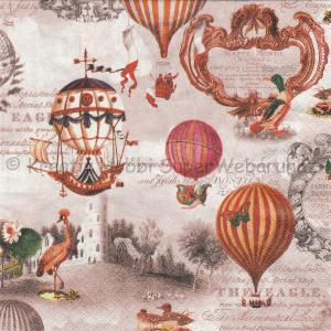 Szalvéta - vintage ballon