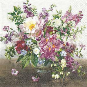 Szalvéta - virágcsokor -  Bouquet-naturel