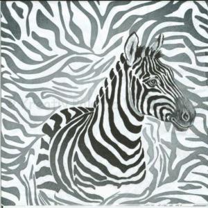 Szalvéta - zebra