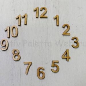 Számkészlet óralaphoz 2 cm