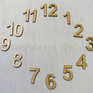 Számkészlet óralaphoz 3 cm