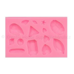 Szilikon öntőforma - ékkövek