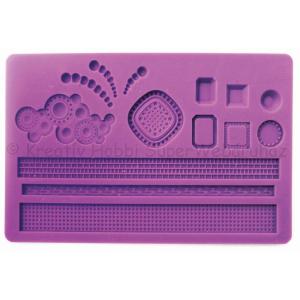 Szilikon öntőforma - ékszer alapok