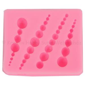 Szilikon öntőforma - gyöngysor, vegyes