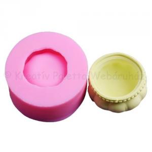 Szilikon öntőforma - mécsestartó  8 x 8 x 4 cm