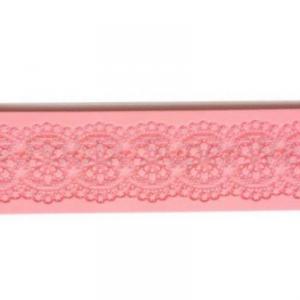 Szilikon öntőforma - sorminta csipke