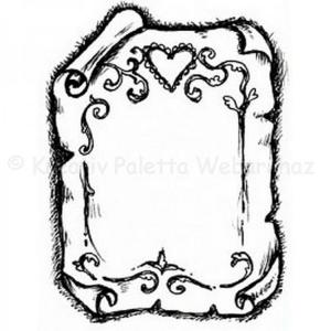 Szilikon pecsételő 5 x 7 cm - pergament
