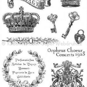 Szilikon pecsételő - koronák