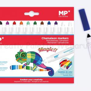 Színváltós filctoll 12 db - Cameleon magic