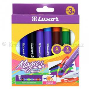 Színváltós filctoll 8 db - LUXOR Magic Marker