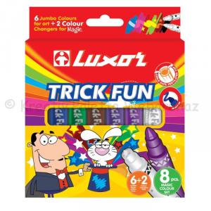 Színváltós filctoll 8 db - LUXOR Trick Fun