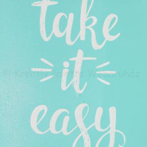 Szita-stencil 147 x 210 mm - take it easy