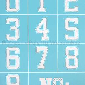 Szita-stencil 21,5 x 27,5 cm - számok