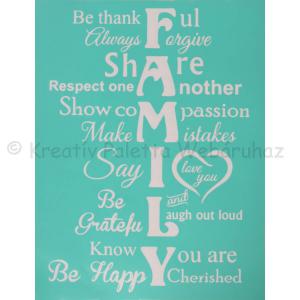 Szita-stencil 215 x 275 mm - Family