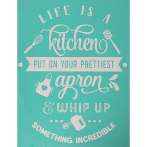 Szita-stencil 215 x 275 mm - konyhai kötény