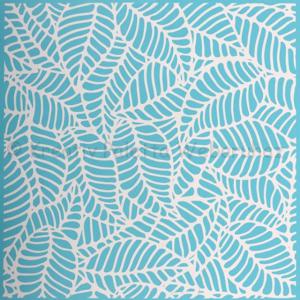 Szita-stencil 25,4 x 25,4  cm - textúra - levelek