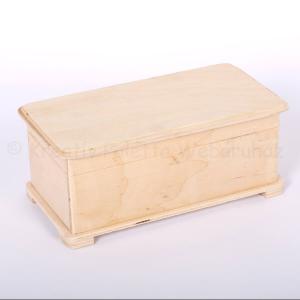Tégla alakú fadoboz lekerekített tetővel 21 x 11 x 9 cm
