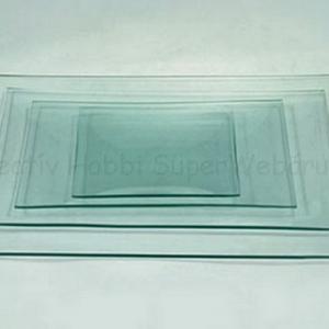 Téglalap alakú üvegtál, többféle méretben