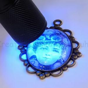 UV zseblámpa 9 LED-es