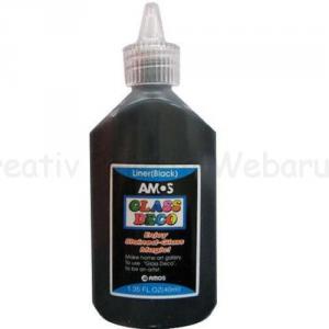 Üvegmatrica festék kontúr 40 ml - fekete