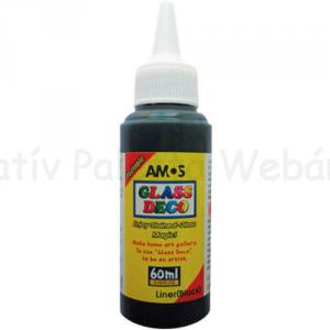 Üvegmatrica festék kontúr 60 ml - fekete