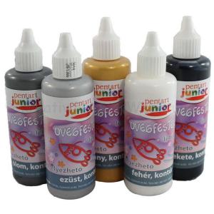 Üvegmatrica festék kontúr 80 ml - fekete