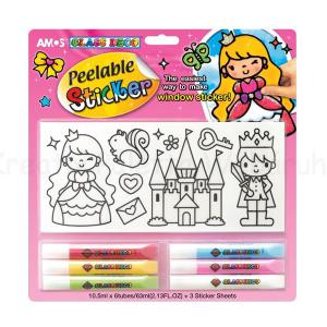 Üvegmatrica- fóliafesték szett 6 x 10,5 ml - Tündérmese