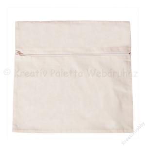 Vászon díszpárnahuzat 40 x 40 cm - natúr