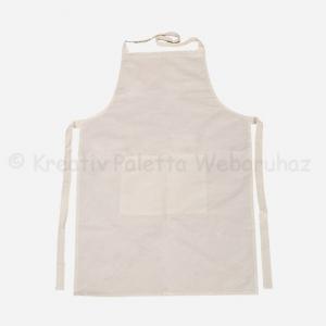 Vászon kötény zsebes 70 x 75 cm - natúr