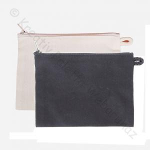 Vászon papírzsebkendő tartó 15 x 11 cm - többféle színben