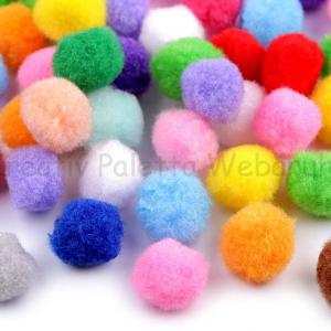 Zsenília golyó- pompon 1,5 cm 50 db