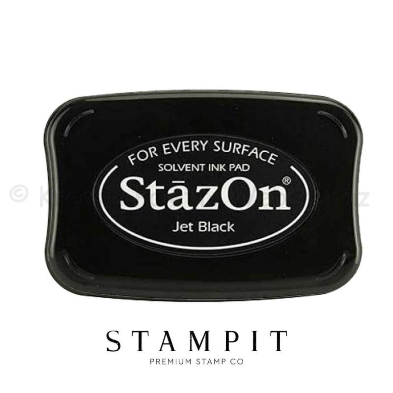 Tintapárna oldószeres Tsukineko StazOn - koromfekete