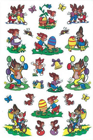 Tojás díszítő matrica 25 db