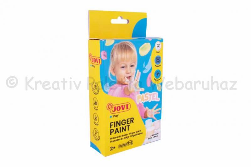 Ujjfesték pasztell színek 6 db-os készlet