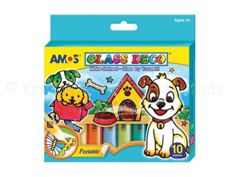 Üvegmatrica- fóliafesték szett 10 x 10,5 ml