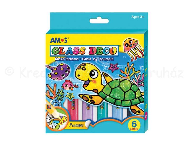 Üvegmatrica- fóliafesték szett 6 x 10,5 ml