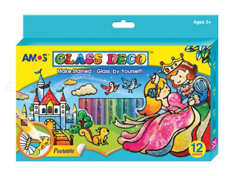 Üvegmatrica- fóliafesték szett hercegnős 12 x 10,5 ml