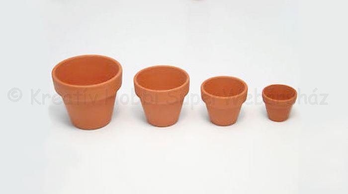 Virágcserép mini,  többféle méretben