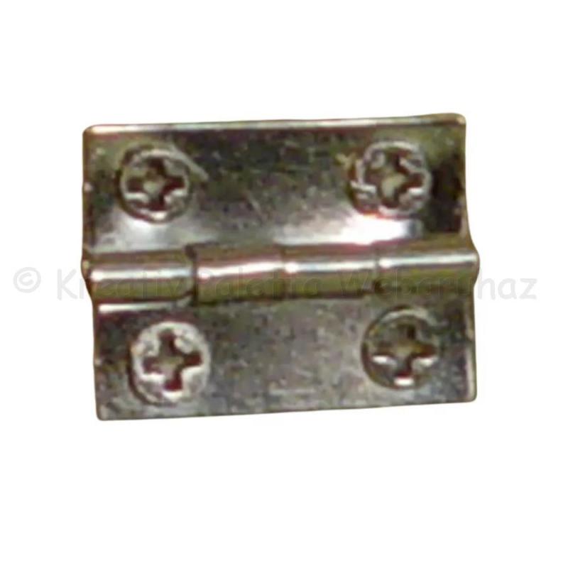 Zsanér 1,3 x 1,8 cm ezüst 2 db