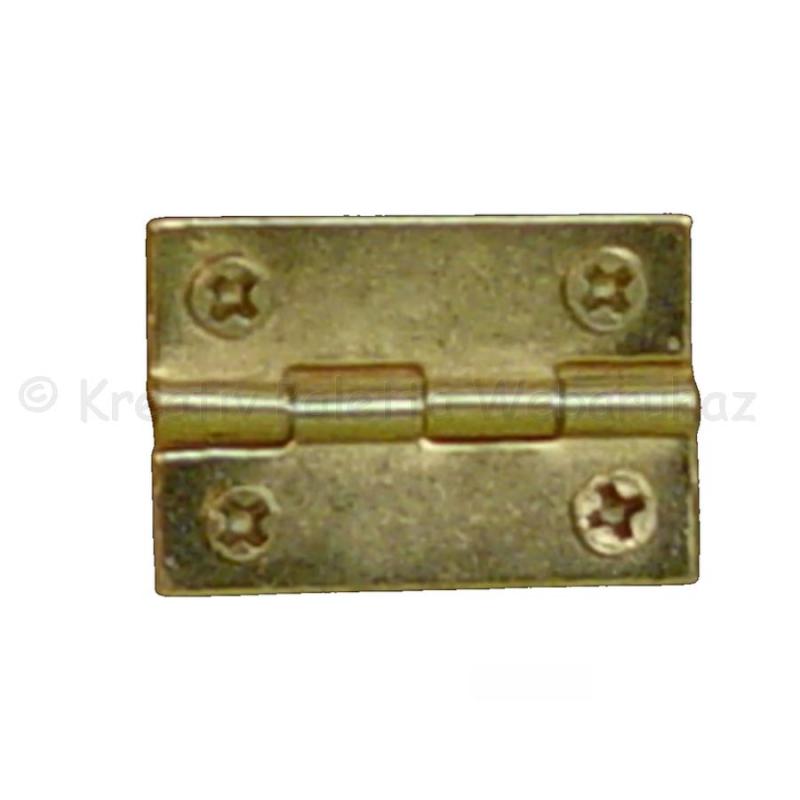 Zsanér 1,7 x 2,5 cm arany  2 db
