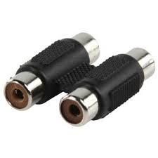2RCA - 2RCA hüvely adapter