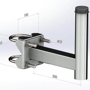 Antenna eltartó 20-cm MX nagy
